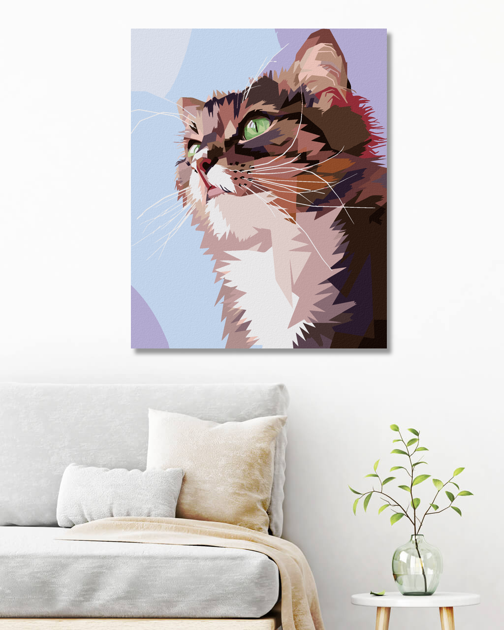 Paint by Numbers - CURIOUS CAT PORTRAIT