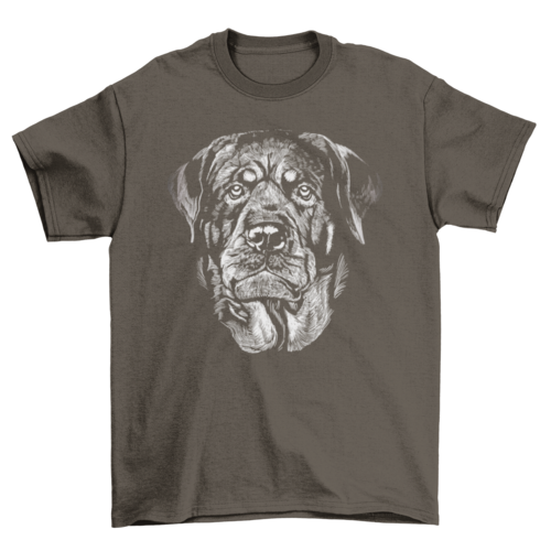 Great Lovely Cute Adorable Rottweiler Portrait dog breed Chalk Pet