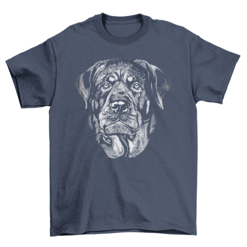 Great Lovely Cute Adorable Rottweiler Portrait dog breed Chalk Pet