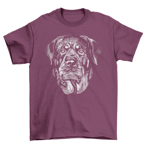 Great Lovely Cute Adorable Rottweiler Portrait dog breed Chalk Pet