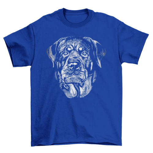 Great Lovely Cute Adorable Rottweiler Portrait dog breed Chalk Pet