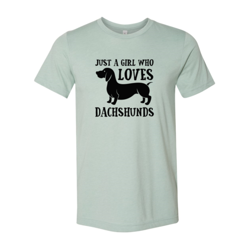 DT0520 Just A Girl Who Loves Dachshunds Shirt