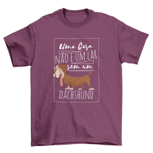 Dachshund home t-shirt