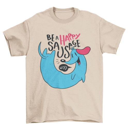 Happy sausage t-shirt