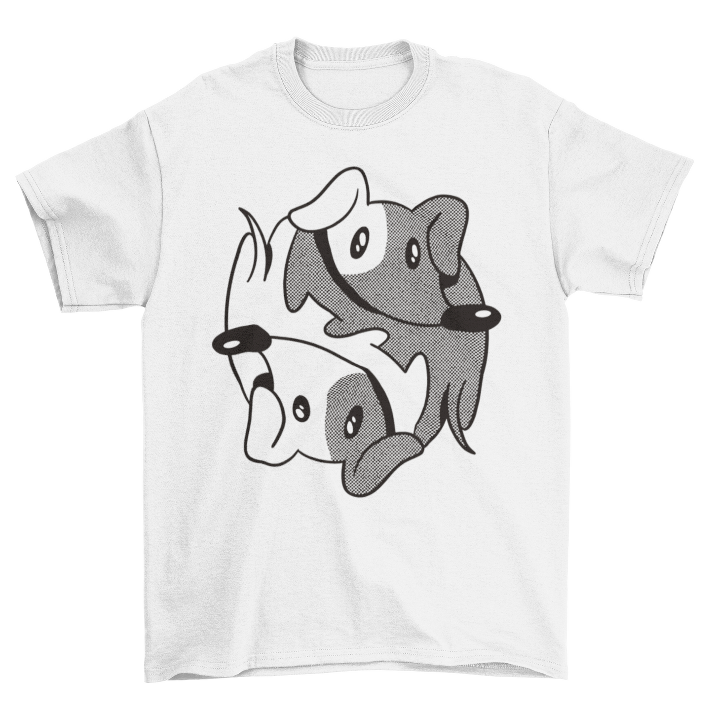 Dachshund yin yang dog t-shirt