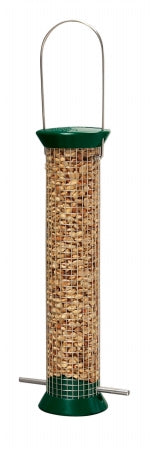 Droll Yankee 13 Inch Green New Generation Metal Peanut Feeder